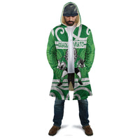 Manawatu Custom Rugby New Zealand Cloak Aotearoa Maori Pukana Tiki Mascot