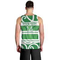 Manawatu Custom Rugby New Zealand Men Tank Top Aotearoa Maori Pukana Tiki Mascot