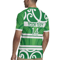 Manawatu Custom Rugby New Zealand Rugby Jersey Aotearoa Maori Pukana Tiki Mascot