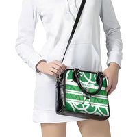 Manawatu Custom Rugby New Zealand Shoulder Handbag Aotearoa Maori Pukana Tiki Mascot