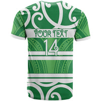 Manawatu Custom Rugby New Zealand T Shirt Aotearoa Maori Pukana Tiki Mascot