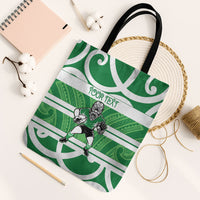 Manawatu Custom Rugby New Zealand Tote Bag Aotearoa Maori Pukana Tiki Mascot