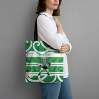 Manawatu Custom Rugby New Zealand Tote Bag Aotearoa Maori Pukana Tiki Mascot