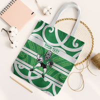 Manawatu Custom Rugby New Zealand Tote Bag Aotearoa Maori Pukana Tiki Mascot