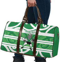 Manawatu Custom Rugby New Zealand Travel Bag Aotearoa Maori Pukana Tiki Mascot