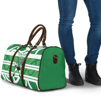 Manawatu Custom Rugby New Zealand Travel Bag Aotearoa Maori Pukana Tiki Mascot