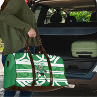 Manawatu Custom Rugby New Zealand Travel Bag Aotearoa Maori Pukana Tiki Mascot