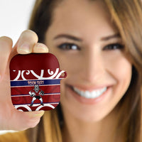 Southland Custom Rugby New Zealand AirPods Case Aotearoa Maori Pukana Tiki Mascot
