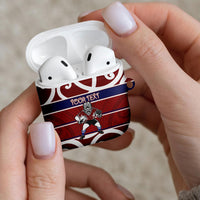 Southland Custom Rugby New Zealand AirPods Case Aotearoa Maori Pukana Tiki Mascot