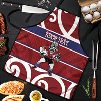 Southland Custom Rugby New Zealand Apron Aotearoa Maori Pukana Tiki Mascot