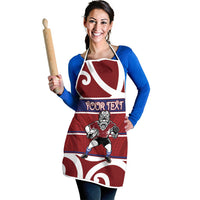 Southland Custom Rugby New Zealand Apron Aotearoa Maori Pukana Tiki Mascot