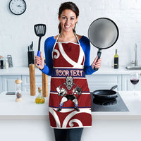 Southland Custom Rugby New Zealand Apron Aotearoa Maori Pukana Tiki Mascot