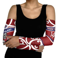 Southland Custom Rugby New Zealand Arm Sleeves Aotearoa Maori Pukana Tiki Mascot