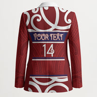 Southland Custom Rugby New Zealand Blazer Aotearoa Maori Pukana Tiki Mascot