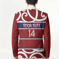 Southland Custom Rugby New Zealand Blazer Aotearoa Maori Pukana Tiki Mascot