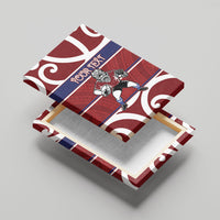 Southland Custom Rugby New Zealand Canvas Wall Art Aotearoa Maori Pukana Tiki Mascot
