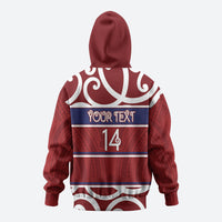Southland Custom Rugby New Zealand Hoodie Aotearoa Maori Pukana Tiki Mascot