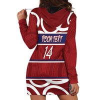 Southland Custom Rugby New Zealand Hoodie Dress Aotearoa Maori Pukana Tiki Mascot