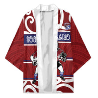 Southland Custom Rugby New Zealand Kimono Aotearoa Maori Pukana Tiki Mascot