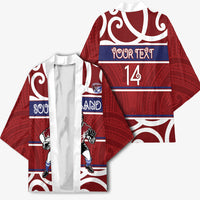 Southland Custom Rugby New Zealand Kimono Aotearoa Maori Pukana Tiki Mascot