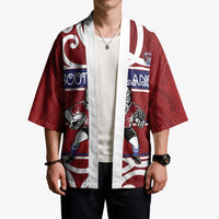 Southland Custom Rugby New Zealand Kimono Aotearoa Maori Pukana Tiki Mascot