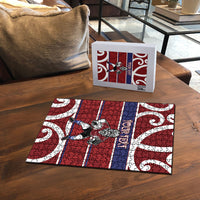 Southland Custom Rugby New Zealand Puzzle Aotearoa Maori Pukana Tiki Mascot