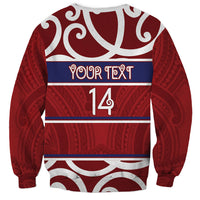 Southland Custom Rugby New Zealand Sweatshirt Aotearoa Maori Pukana Tiki Mascot