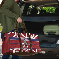 Southland Custom Rugby New Zealand Travel Bag Aotearoa Maori Pukana Tiki Mascot