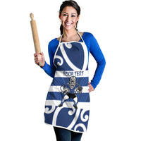 Auckland Custom Rugby New Zealand Apron Aotearoa Maori Pukana Tiki Mascot