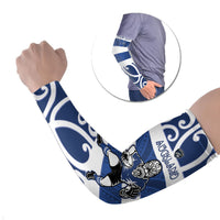 Auckland Custom Rugby New Zealand Arm Sleeves Aotearoa Maori Pukana Tiki Mascot