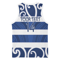 Auckland Custom Rugby New Zealand Basketball Jersey Aotearoa Maori Pukana Tiki Mascot