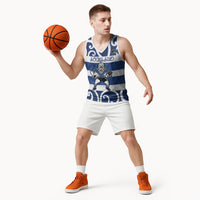 Auckland Custom Rugby New Zealand Basketball Jersey Aotearoa Maori Pukana Tiki Mascot