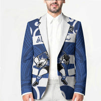 Auckland Custom Rugby New Zealand Blazer Aotearoa Maori Pukana Tiki Mascot