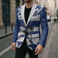 Auckland Custom Rugby New Zealand Blazer Aotearoa Maori Pukana Tiki Mascot