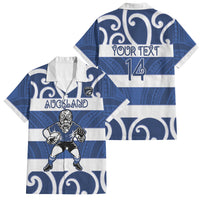 Auckland Custom Rugby New Zealand Family Matching Summer Maxi Dress and Hawaiian Shirt Aotearoa Maori Pukana Tiki Mascot