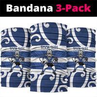 Auckland Custom Rugby New Zealand Neck Gaiter Aotearoa Maori Pukana Tiki Mascot