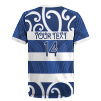 Auckland Custom Rugby New Zealand Rugby Jersey Aotearoa Maori Pukana Tiki Mascot