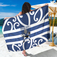 Auckland Custom Rugby New Zealand Sarong Aotearoa Maori Pukana Tiki Mascot