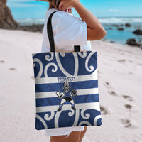 Auckland Custom Rugby New Zealand Tote Bag Aotearoa Maori Pukana Tiki Mascot