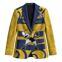 Bay of Plenty Custom Rugby New Zealand Blazer Aotearoa Maori Pukana Tiki Mascot