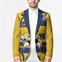 Bay of Plenty Custom Rugby New Zealand Blazer Aotearoa Maori Pukana Tiki Mascot