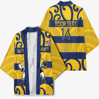 Bay of Plenty Custom Rugby New Zealand Kimono Aotearoa Maori Pukana Tiki Mascot