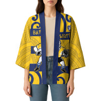 Bay of Plenty Custom Rugby New Zealand Kimono Aotearoa Maori Pukana Tiki Mascot