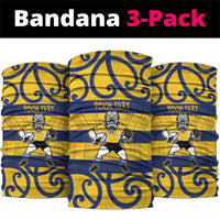 Bay of Plenty Custom Rugby New Zealand Neck Gaiter Aotearoa Maori Pukana Tiki Mascot