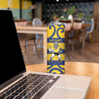 Bay of Plenty Custom Rugby New Zealand Skinny Tumbler Aotearoa Maori Pukana Tiki Mascot