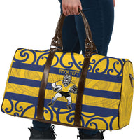 Bay of Plenty Custom Rugby New Zealand Travel Bag Aotearoa Maori Pukana Tiki Mascot