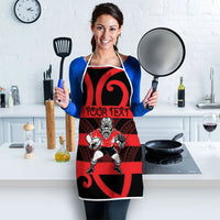 Canterbury Custom Rugby New Zealand Apron Aotearoa Maori Pukana Tiki Mascot