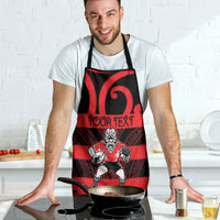 Canterbury Custom Rugby New Zealand Apron Aotearoa Maori Pukana Tiki Mascot