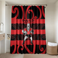 Canterbury Custom Rugby New Zealand Bathroom Set Aotearoa Maori Pukana Tiki Mascot