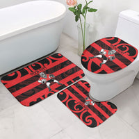Canterbury Custom Rugby New Zealand Bathroom Set Aotearoa Maori Pukana Tiki Mascot
